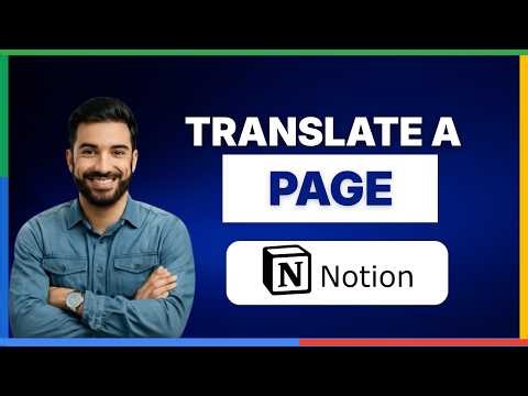 How to translate a page in Notion[LATEST GUIDE]