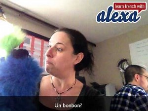 Alexa having fun at the Learn French with Alexa office Video Lecture | Learn French Language: Step by Step Tutorial for Beginners