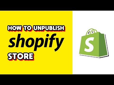 How to Unpublish Shopify Store (Quick & Easy)
