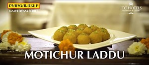 A popular dessert served during Diwali feasts is the Motichur Laddu, made with besan, sugar & ghee. Watch the video to know how to make Motichur Laddu. For detailed puja vidhis, melodious bhajans, mantras & more, download the Mangaldeep Devotional Mobile App: https://s6sqq.app.goo.gl/5Q9K. | Mangaldeep