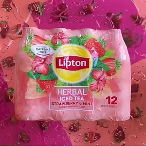 Introducing our ✨NEW✨ Herbal Iced Teas! Which one will you try first, Orange Blossom or Strawberry & Mint? | Lipton