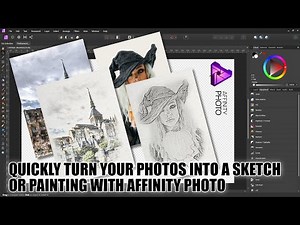 Quickly turn your photos into a sketch or painting with Affinity Photo