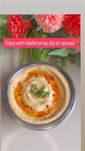 The Smoothest Hummus Ever 🥣 | Easy Homemade Recipe 😋