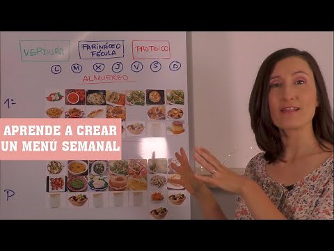 🍽️ Cómo CREAR un MENÚ SALUDABLE para toda la SEMANA [FÁCIL]👌