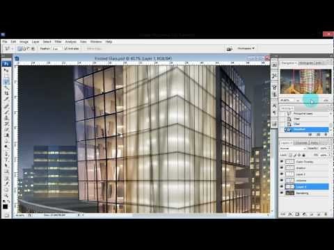 Architecture Illustrations: Frosted Glass via Photoshop