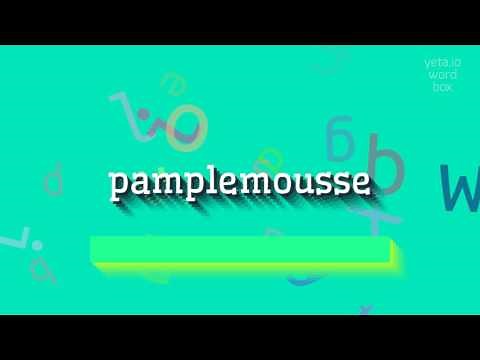 How to say "pamplemousse"! (High Quality Voices)