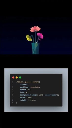 Withered Flower #flowers #flower #programming #code #coding #frontend