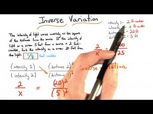 Inverse Variation Practice 2 - Visualizing Algebra