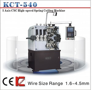[Hot Item] KCMCO-KCT-540 CNC High Speed Spring Coiling Machine with Length Guage