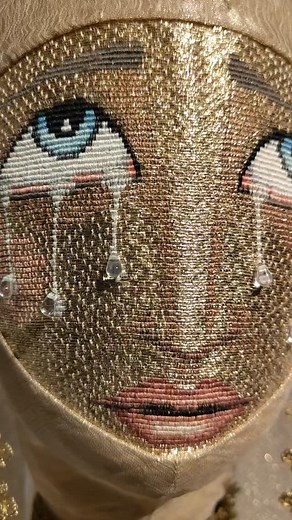 @embroiderthetruth crafts something truly sublime for this year's @handandlockprize | Jamie "Mr X" Chalmers