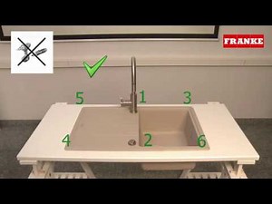 How to Install a Franke Fragranite Inset Sink