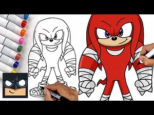 How To Draw Knuckles | Sonic Boom - Videos For Kids