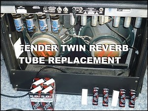 Fender '65 Twin Reverb Reissue Amplifier - Tube Replacement