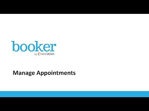 Manage Appointments