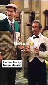 😤 “Sausages, Slosages… SHUT UP!” 🤯 (Basil’s blood pressure is about to explode 😅) 📺 Another gem from Fawlty Towers, the iconic 1970s British sitcom starring John Cleese as Basil Fawlty — the world’s most short-tempered hotel manager. In this chaotic reception scene, Manuel (the adorably baffled Spanish waiter) tries to explain the menu: “beef, veal… slosages?” Bangers 😆 Basil attempts to interrupt politely… but Manuel keeps going. Cue a classic miscommunication, some polite “shut ups,” and 
