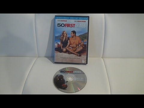 50 FIRST DATES DVD MOVIE REVIEW ADAM SANDLER DREW BARRYMORE ROMANTIC COMEDY DVDS MOVIES REVIEWS