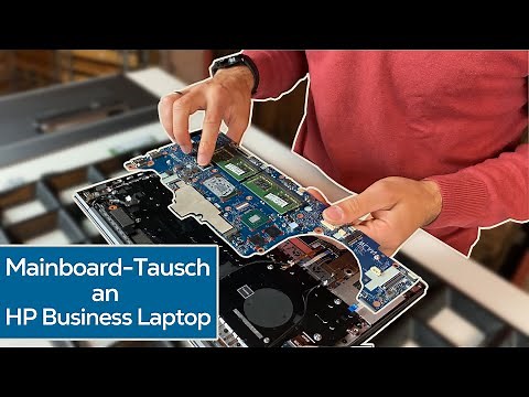HP Laptop Mainboard tauschen - Laptop Reparatur - öffnen, erweitern