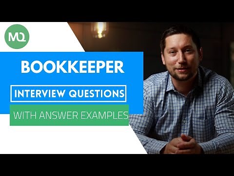 Bookkeeper Interview Questions with Answer Examples