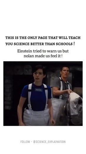 science__explanation on Instagram: "This scene from Christopher Nolan’s Interstellar is widely considered one of the most emotionally devastating moments in modern cinema. It captures the moment Cooper (Matthew McConaughey) and Brand (Anne Hathaway) return from Miller’s Planet to find that, due to gravitational time dilation, 23 years have passed on the ship. The Science Behind the Heartbreak The film famously collaborated with physicist Kip Thorne to ensure scientific accuracy. In this scene, t