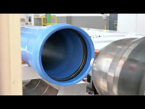 Sica PVC-O pipe socketing with Rieber system