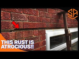 RUSTING IRON REPLACEMENTS WITH NEW GALVANISED LINTEL...PART 1