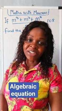 How to solve algebraic equation. #maths #algebra