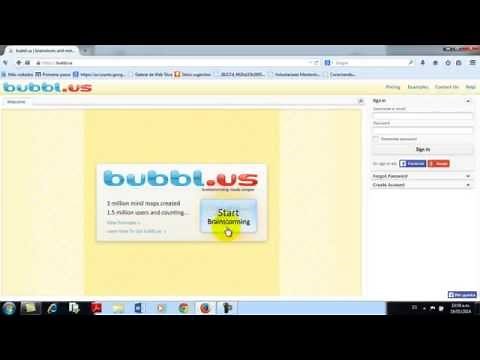 ¿Cómo hacer mapas mentales con bubbl.us?