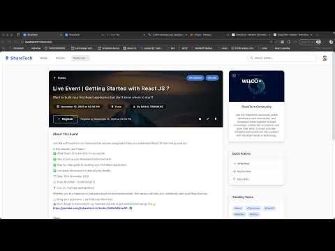ShareTech Development with VIbe Coding