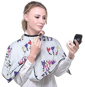 Makeup Artist Shortie Comb-Out Cape, Beauty Salon Styling Cape
