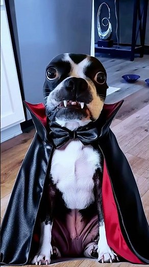 BEWARE… Vampire Dog Is Here! 🧛‍♂️ #dog