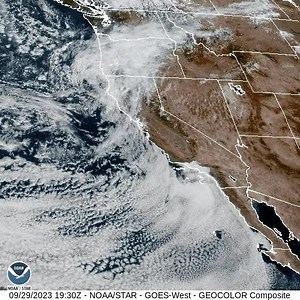 3.2K views · 108 reactions | Here's a look at the current GOES-West Satellite imagery. The upper level low that will be responsible for showers/t-storms tonight and through the weekend is currently spinning just off the northwest coast of California. | US National Weather Service Sacramento California | Facebook