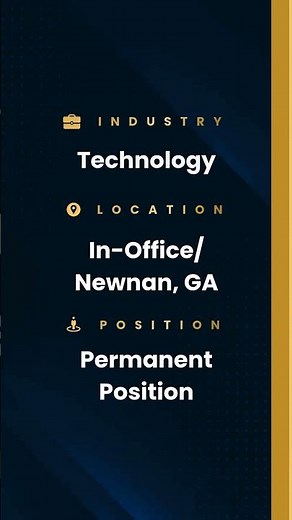 New Job Alert: Senior Operations Manager – Newnan, GA