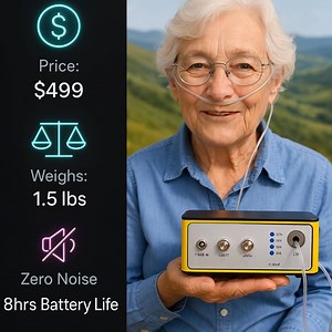 Lightest and most energy-efficient Portable Oxygen Concentrator on the market today! Easy to operate. 🔥Suitable for At-Home, On The Go and Travel Use🔥 ✅Only 1.5LBS ✅Long working time (up to 8 hours continuously) ✅Rechargeable Battery ✅With FREE Carry Bag | Oxygen Depot