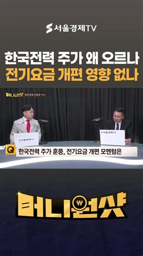한국전력 주가 왜 오르나 했더니…전기요금 개편 영향은 없을까 (김종효 이사 / 알파경제)