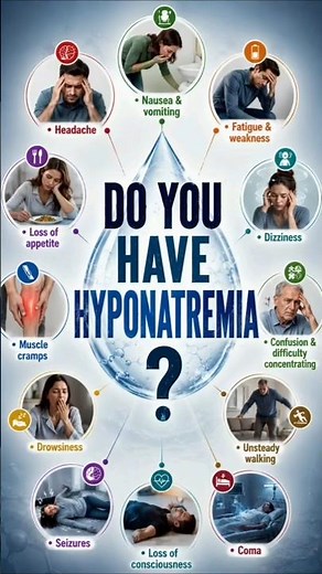 🚨 Hyponatremia Warning Signs You Should Know | Confusion, Unsteady Gait & Coma Symptoms