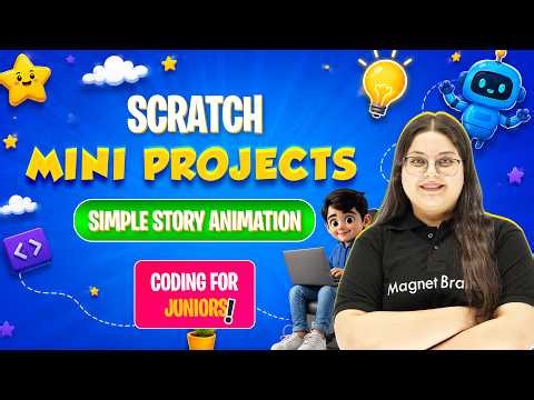 Lecture 14 - Simple Story animation - Mini Projects | Scratch Basics | Coding For Juniors Course