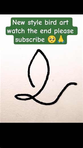 quick and easy Bird drawing l #birds