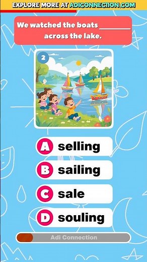 Can You Guess the Correct Homophone? 😱 Word Power Challenge | Kids Adi Connection #shorts