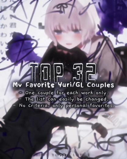 Top 32 My Favorite Yuri/GL Couples