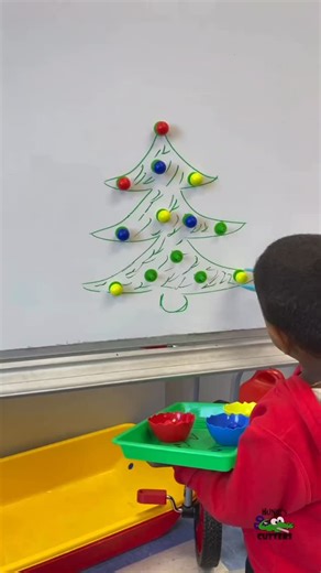 Divided Attention: One of several components that make up “attention”. Also known as multi-tasking. Essentially, the ability to attend to two stimuli at the same time. Let’s practice balancing that tray while simultaneously removing the balls from the tree... Think about all the unexpected challenges any child will encounter while carrying their tray through the cafeteria… to get to the table…🤔 When an obstacle(s) presents itself (a child accidentally sticks their foot out, drops something in f