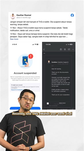 Account suddenly restricted? Payments blocked? Here’s what it means when your TNG eWallet account is frozen; why it happens, how regulations factor in, and what steps you should take. This is an educational breakdown to help users understand how digital payment safeguards work. | SoyaCincau.com