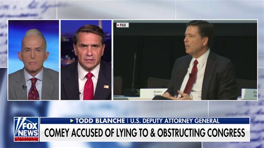 Comey 'knowingly lied' in an important congressional testimony: Todd Blanche