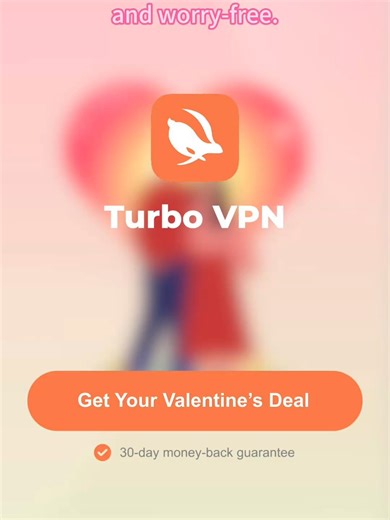 Love deserves privacy — whether you’re chatting, streaming, or browsing together. Get 75% OFF 3 Months FREE with Turbo VPN — a gift that truly protects.