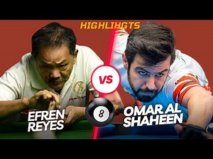🏆 Pro Pool Duel: Efren Reyes vs Omar Al Shaheen! | Legendary 8Ball Pool Showdown | Highlights 🏆