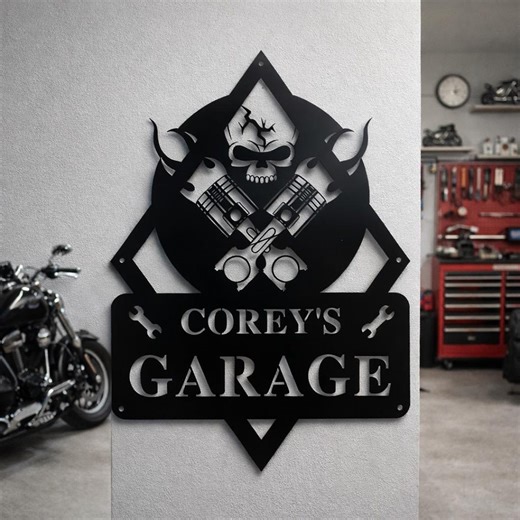 Custom Garage Sign, Man Cave Sign, Handyman Sign, Metal Signs, Man Cave Sign, Personalized Man Cave Sign Metal, Custom Man Cave Sign, Father - Etsy
