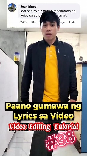 Lyrics Screen Effects- Video Editing Tutorial #38 #videoeditingtips #editing #lyricsvideo #tips #capcutediting #videoediting #editingvideo | Richard Ger TV