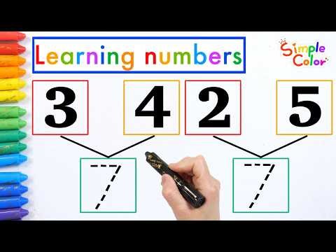 Let's Decompose 4! with Elephant and Puppy | Kids' Math | Number Homeschooling for Preschoolers