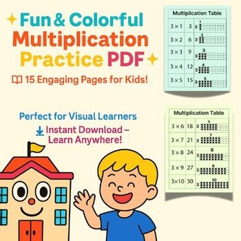 Interactive Multiplication Tables Bundle: Engaging Practice for Grades 2-4