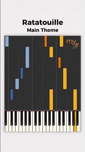 Ratatouille Main Theme (Mark Northam) - Piano tutorial