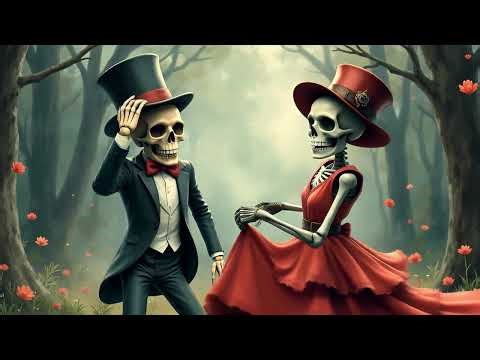 💀 Dance of the Bones – A Sultry Skeleton Tango 💃🕺💀#skeletondance